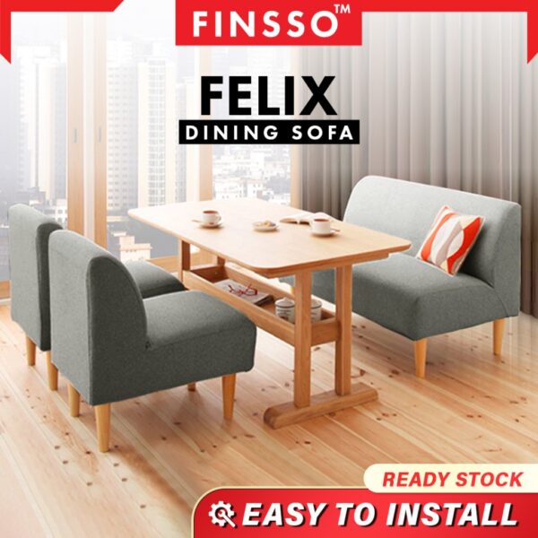 Felix Sofa 2 seat / 1 seat Restaurant sofa / Cafe sofa with 1 Year Warranty