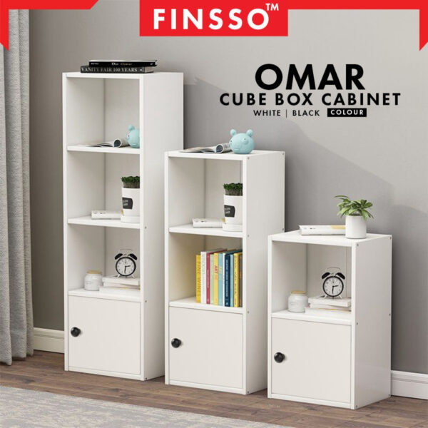 Omar 2/3/4 Tier Bookshelf / DIY Utility Shelf / rak buku / rak baju kecil / rak buku murah