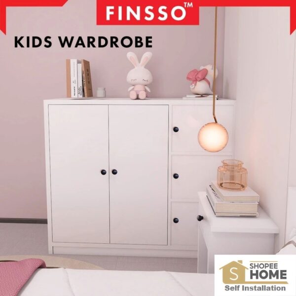 Kid Wardrobe Children Wardrobe/ Kid's Wardrobe / 5 Door / almari baju budak