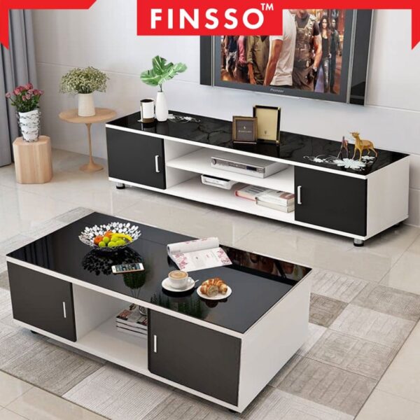 Kimberly 6 feet TV Cabinet / TV Kabinet / TV Console Rak TV Kabinet TV Almari