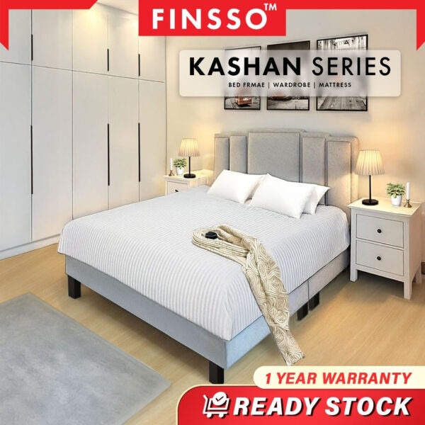 Katil Queen Divan + High Quality | Luxury Swiss-Foundation Queen Bed Frame | Kashan