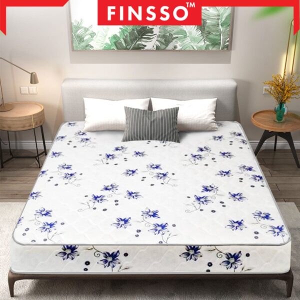 FLORAL DESIGN SINGLE / SUPER SINGLE / QUEEN / KING PU FOAM 8 INCH MATTRESS / TILAM