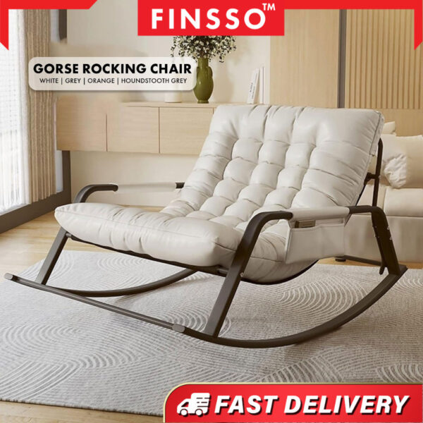 Big Rocking Chair + Strong Steel + FREE armrest cover | Kerusi Malas Besar | Kerusi Goyang | Gorse