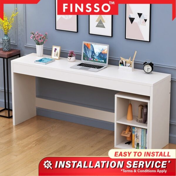 Elisa Modern Office Desk Easy Install / Micke Study Table with Storage /Side table/meja belajar / study table