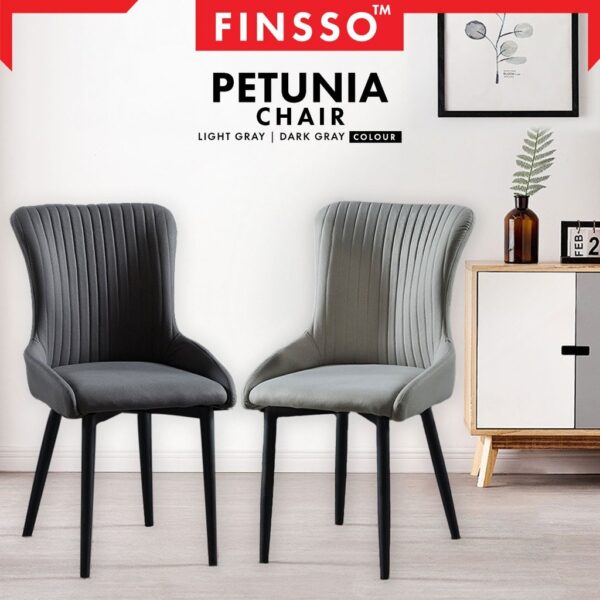 PETUNIA NORDIC STYLE DINING CHAIR / Dining Chair Lounge Chair Dining Chair/ Kerusi Makan