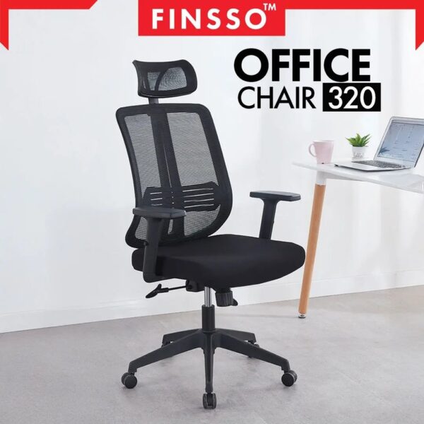 Memory Foam + Heavy Duty ergonomic office chair / kerusi office boleh tahan 150kg